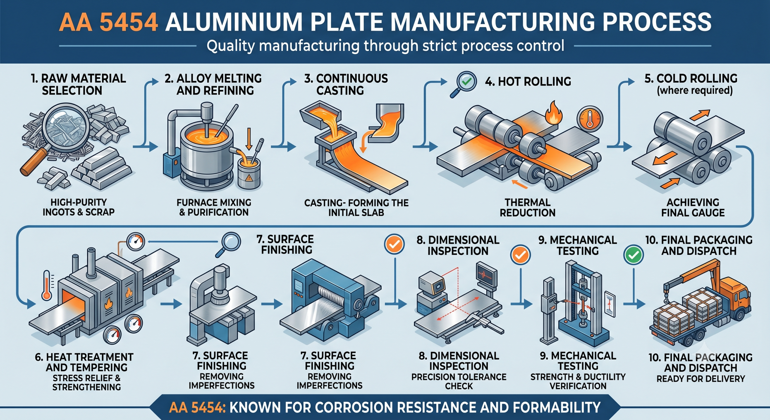 manufacturing process plate